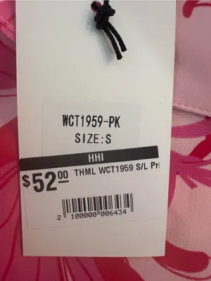 THML Women’s Small Pink Floral Sleeveless Top New thumbnail 5