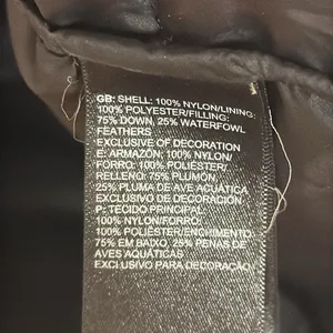 The North Face Metropolis III 550 Down Long Quilt Coat‎ Parka Black Size XS cozy thumbnail 10