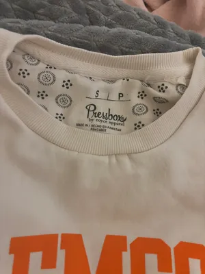 Pressbox White Clemson Pullover thumbnail 2