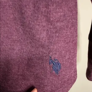 U.S. Polo Assn Burgundy Waffle Knit Thermal Henley Top Size‎ L 90’s thumbnail 5