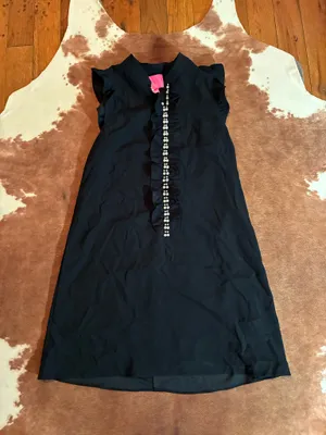 Lilly Pulitzer Adalee Shift Dress with Pearl Accents Size 8 No flaws like new! thumbnail 2