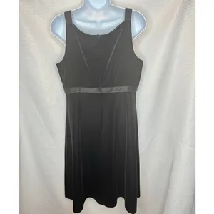 Vintage 90's‎ Shelli Segal Velvet Black Dress Regency Dark Coquette Goth SIZE 12 thumbnail 2