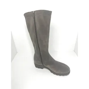 La Canadienne Villa Waterproof Faux Shearling Tall Boots Gray Women’s 7.5 thumbnail 9