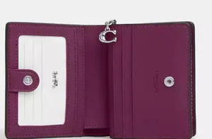 Coach Snap Wallet In Signature Canvas With Country Floral Print thumbnail 7