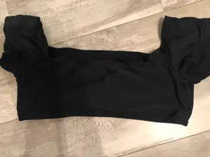 SheIn black off the shoulder bikini thumbnail 3