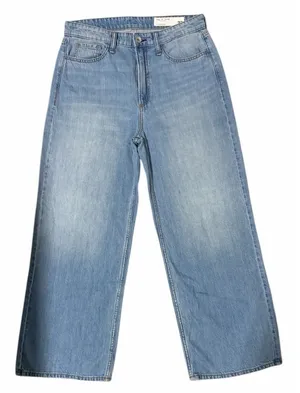 Rag & Bone Lori Mid-Rise‎ Crop Jeans Light Wash Women's Size 27 thumbnail 1