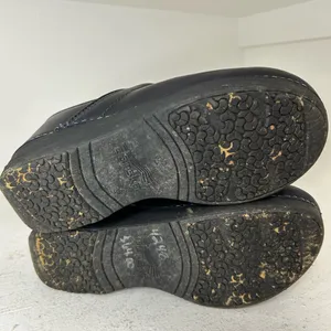 Dansko Black Leather Clogs thumbnail 6