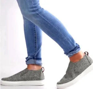 Hey Dude Peyton slip on on shoes in grey Size US 6 in my opinion they run big and will fit a 6.5 No flaws thumbnail 1