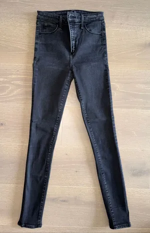 Abercrombie & Fitch High-Rise Black Women's Skinny Jeans size 25L thumbnail 1