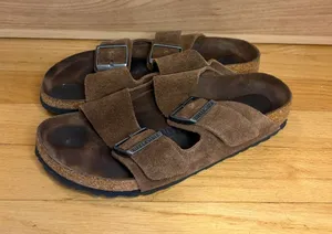 Birkenstock Arizona Soft Footbed Suede Sandals - Size 37 thumbnail 1
