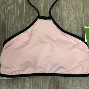 Kate Spade Plage Du Midi Halter Bikini Set Blossom Pink Black XS Preppy Coquette thumbnail 3