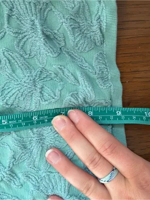 Anthropologie Mint Textured Floral Tank thumbnail 4