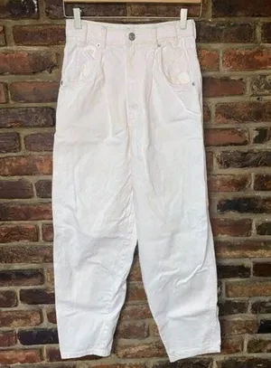 Zara High Waisted Light Pink Denim Mom Jeans Women's Size 2 thumbnail 1