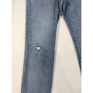 Express Womens 90s Slim Super High Rise 10R Blue Jeans Distressed Denim thumbnail 11