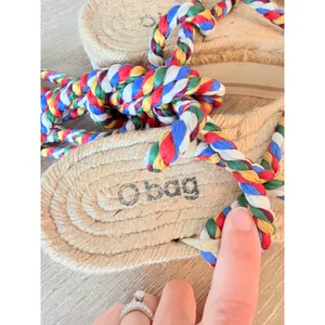 O Bag Platform‎ Espadrille Rope Sandals Women Multi-color EU 37 thumbnail 5