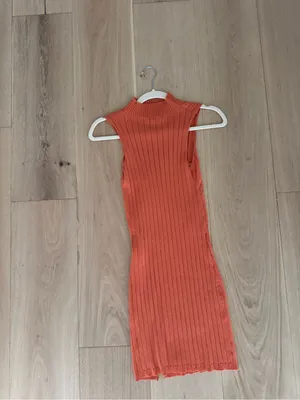 Triple Threads Orange Dress thumbnail 4