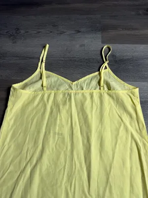 Urban Outfitters Yellow Midi Slip Dress NEW Large Adjustable Summer thumbnail 7