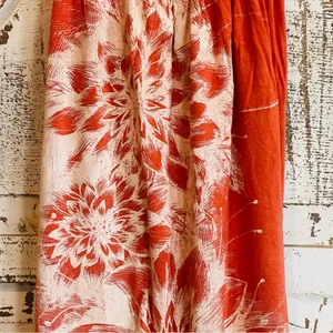 Moa Moa Floral Red Women's Top thumbnail 2