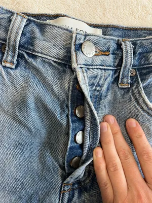Aritzia Denim Forum Ex Boyfriend Cut-Off Denim Jean Distressed Shorts size 25 thumbnail 2