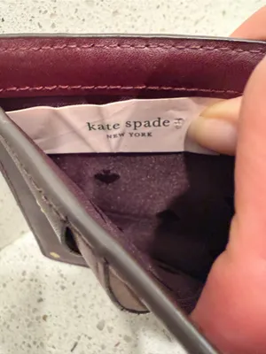 Kate Spade New York Nadine Bifold Wallet Merlot Maroon Leather Classic EUC thumbnail 8