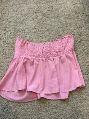 SHEIN strapless pink top thumbnail 2