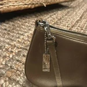 Coach Small Olive Green Nappa Leather Shoulder Bag🫒 thumbnail 11