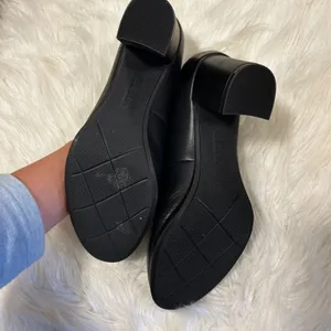 Clarks Bayla Skip Slip-On Platform Dress Pumps Black‎ Leather Block Heel Shoe 9M thumbnail 15