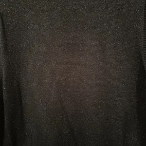 Liz Claiborne mock title neck black with silver shimmer lightweight sz XL thumbnail 2