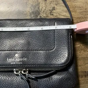 Kate Spade Black Pebbled Leather Crossbody Bag thumbnail 11