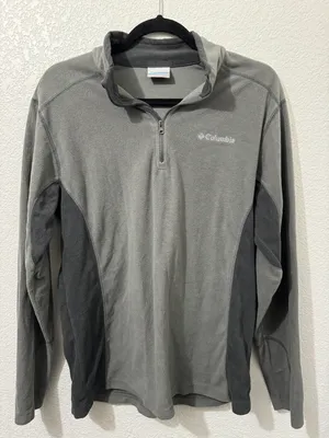Columbia Grey Quarter Zip thumbnail 1