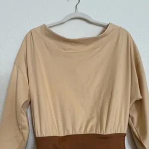 Nwot Free People Fp Movement Camel Guiding Light Layered Shortsie Romper Shorts thumbnail 16