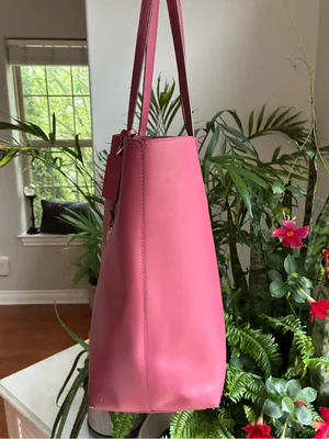 Coach Central Leather Tote 39, Peony Pink / Gold thumbnail 4
