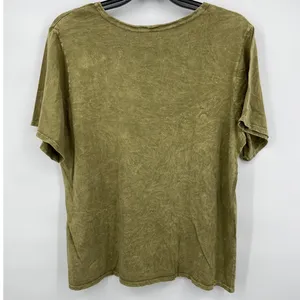 Isabel Jaxon Womens Positive Thinking Olive Round Neck T-Shirt Tee NEW 2X thumbnail 3