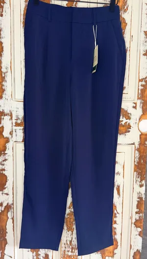 Halara High-Waisted Trouser Pants Size XS Navy Casual Lightweight Coastal Chic thumbnail 1
