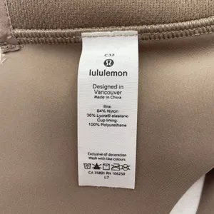 Lululemon Size 32C Bra Take Shape Molded Wireless Uplift Shape Soft Sand Beige thumbnail 15