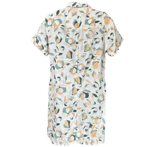 Rachel Zoe 100% Linen Shirt Dress Sz S Tropical Resortwear Beach‎ Vacation thumbnail 4