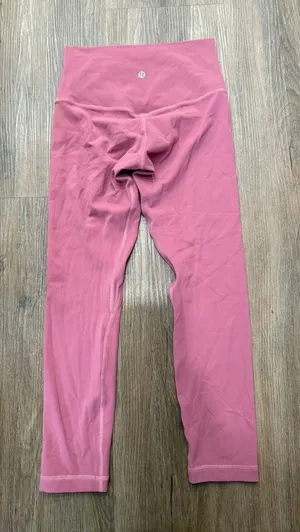 Lululemon Align High-Rise Crop 21 Brier‎ Rose Pink Nulu Yoga Leggings Size 4 thumbnail 1