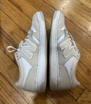 New Balance Beige White Sneakers thumbnail 1