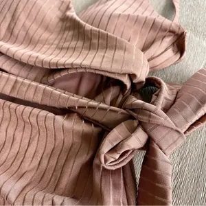Aerie Ribbed Shine Wrap One Piece Swimsuit Size Small NWOT thumbnail 5