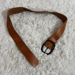 Gap Light Brown Leather Buckle Belt‎ thumbnail 5