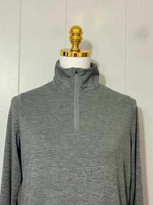 Vuori Crescent Half Zip Pullover Heather Gray Long Sleeve Size S thumbnail 2