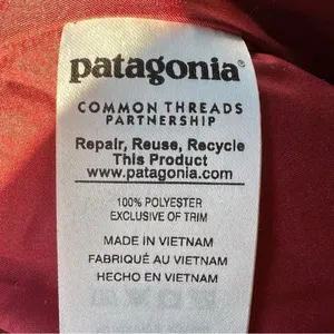 Patagonia Los Gatos Women’s Fleece Vest XS Red Full Zip Gorpcore Outdoor Hiking thumbnail 5