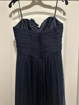 ABS by Allen Schwartz Navy Chiffon Dress thumbnail 4