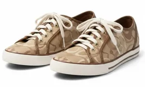 Coach Dee Signature Canvas Sneakers Sz 7B thumbnail 1