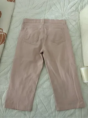 Gloria Vanderbilt Blush Pink Cropped Women's Jeans thumbnail 3