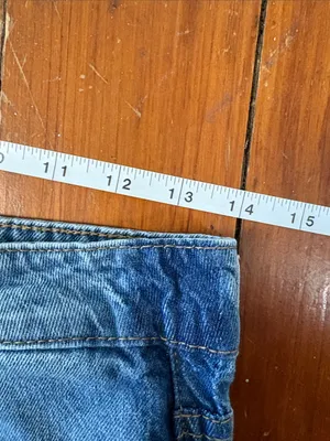 NWT Vigoss Wide Leg Two-Tone Light Blue Women’s Jeans size 5 27 thumbnail 3