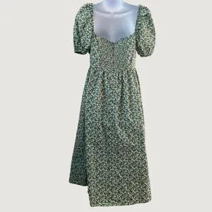 o.p.t. River Dress Sz 6 100% Cotton Cottagecore Fairy Milkmaid Renaissance Faire thumbnail 2