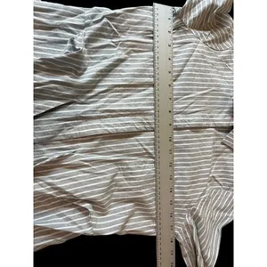Calvin Klein Long Sleeve Button Up Dress Shirt Dress Sz 2 With Front Tie Waist thumbnail 10