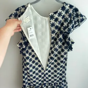 NWT Shoshanna Kassia Mini Dress Navy Ivory‎ Lace Size 10 thumbnail 10