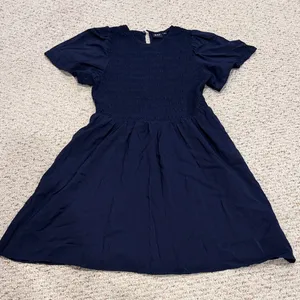Gap Navy Blue Fit & Flare Dress Size Medium C11-148 thumbnail 1